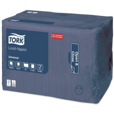 Lautasl.32.5cm/500kpl tum.sininen tork l