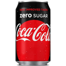 4 x Coca-Cola Zero sokeriton 33 cl tlk 6P virvoitusjuoma