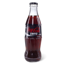 24x Coca-Cola Zero Sugar virvoitusjuoma lasipullo 0,25 L