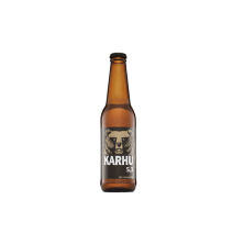 24x Karhu Lager olut 5,3% lasipullo 0,33 L